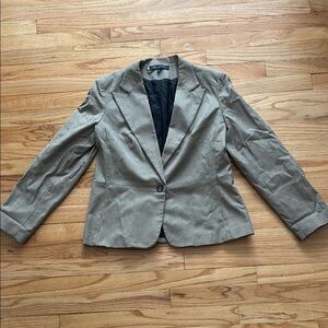 Anne Klein Size 12 Tan Blazer